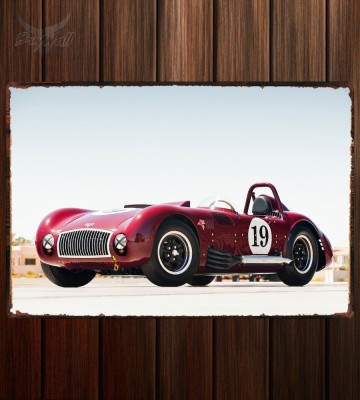 Металлическая табличка Kurtis Pontiac 500SX Roadster